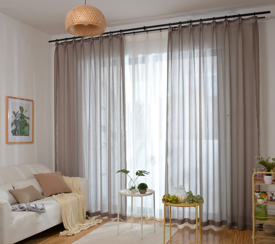 Шторы с ламбрекеном в гостиную