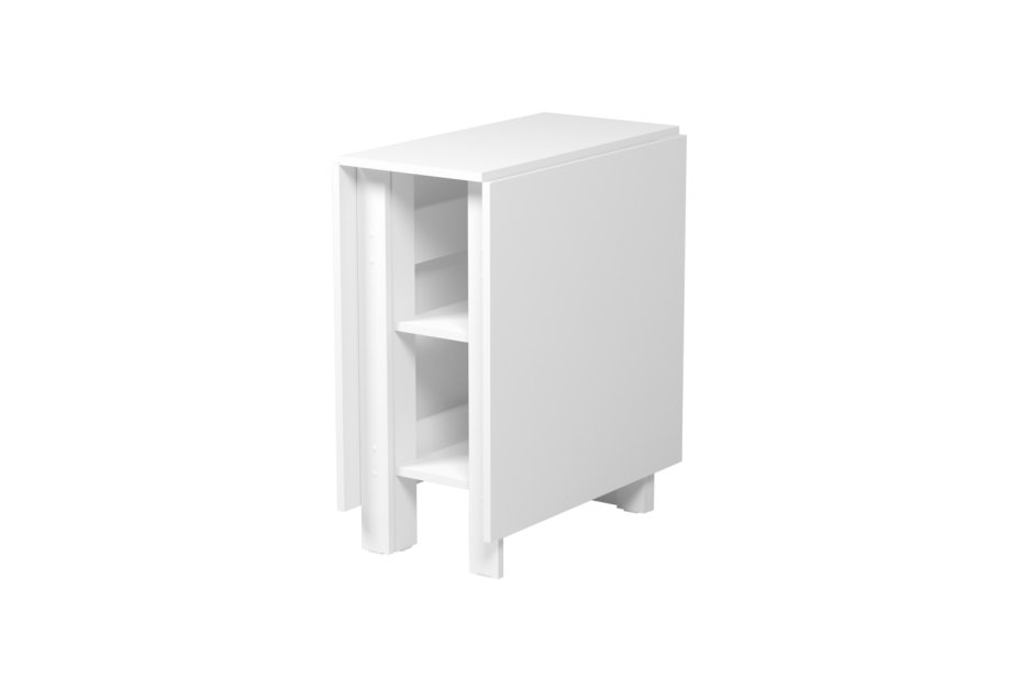 Стол книжка круглый белый