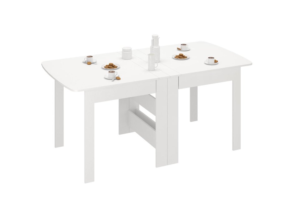 Стол книжка СК-2 Орхидея белый