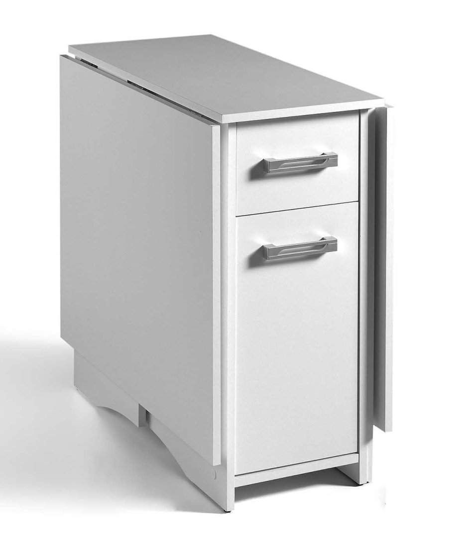 Стол книжка белый глянец