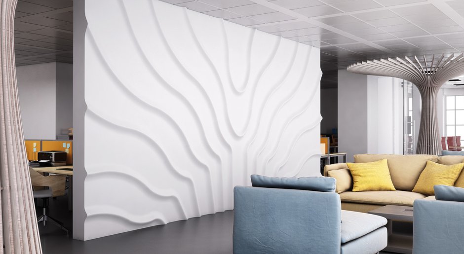 Гипсовая 3d панель "Enif"