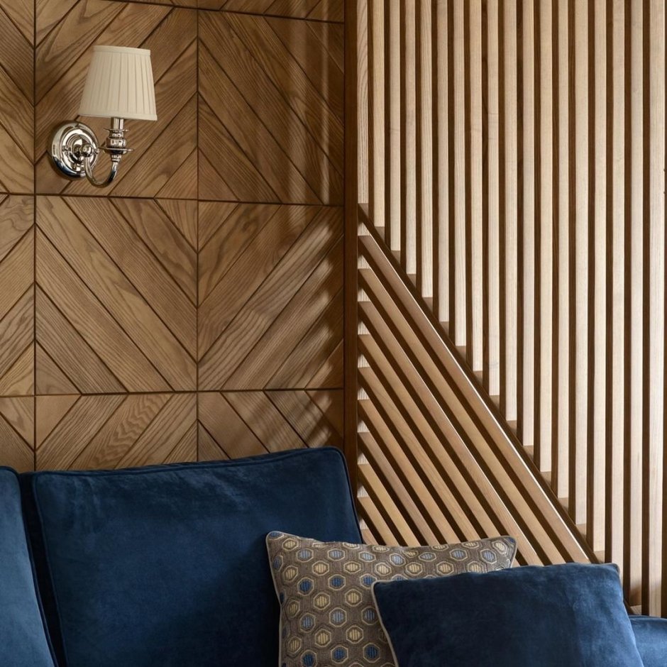 Шпонированные панели Topperfo Micro Ulme Stone Edition Acoustic Wood Panel