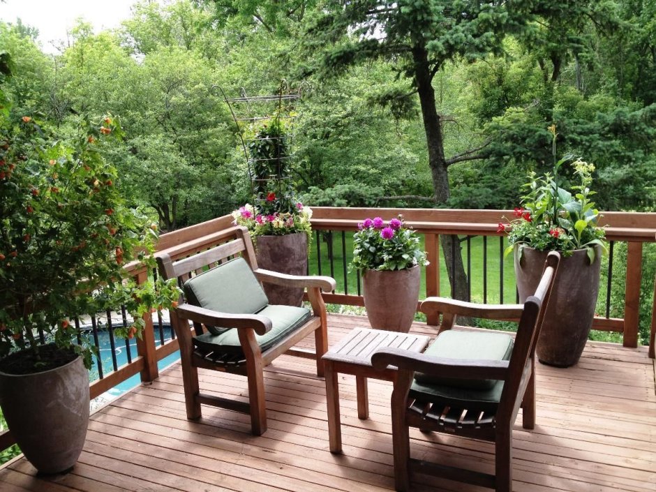 Беседка вокруг дерева