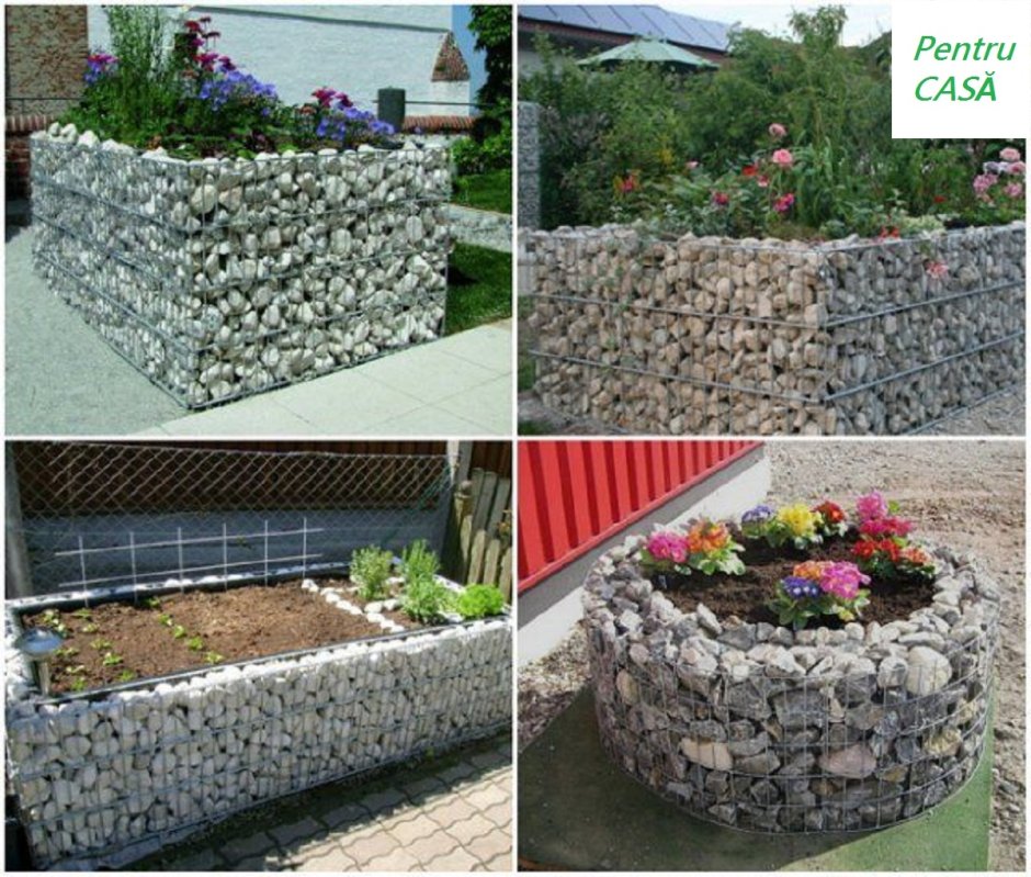 Габионы грядки