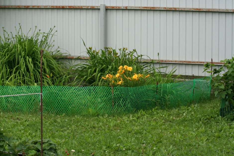 Габион в ландшафте