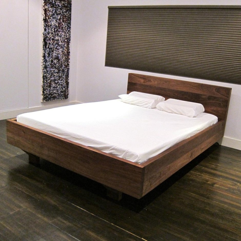 Парящая кровать с подсветкой