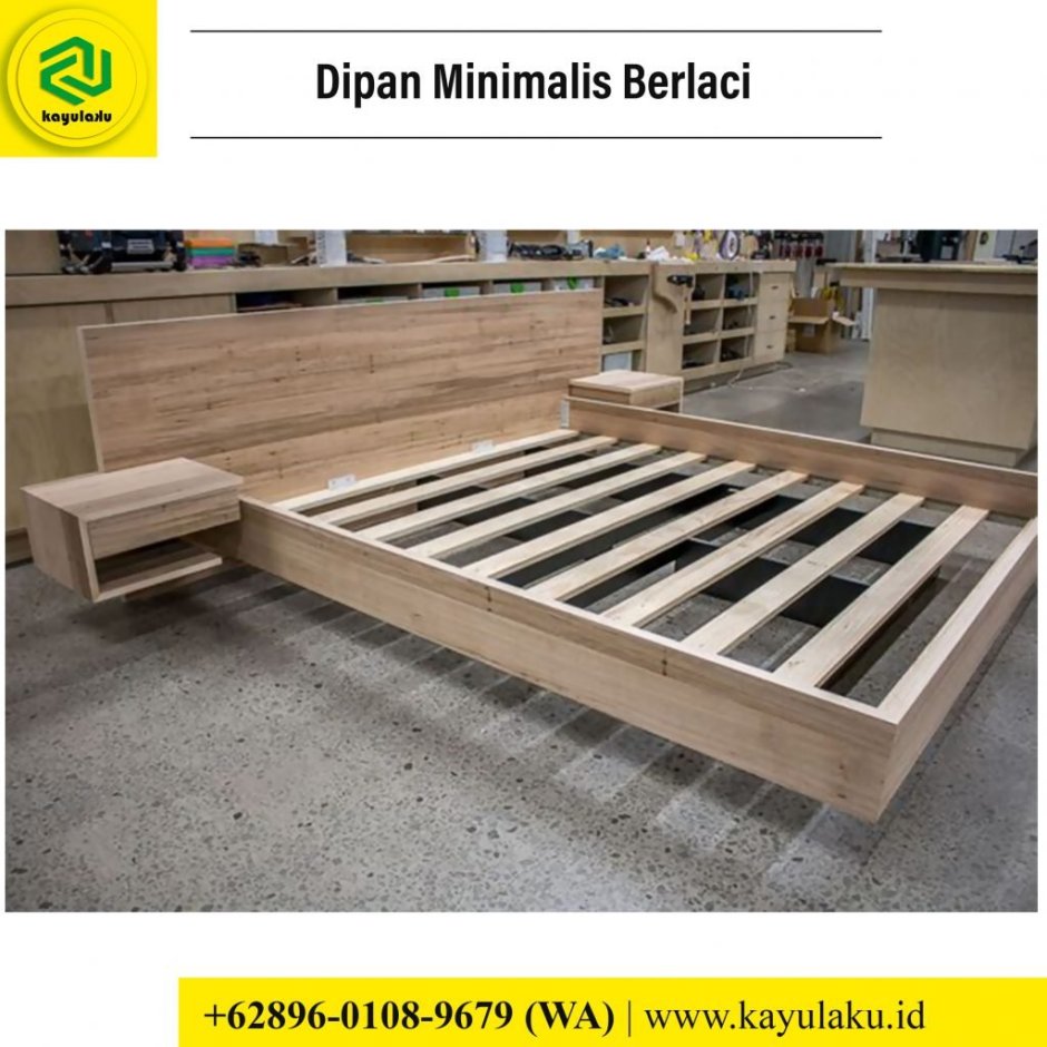 Кровать из балок