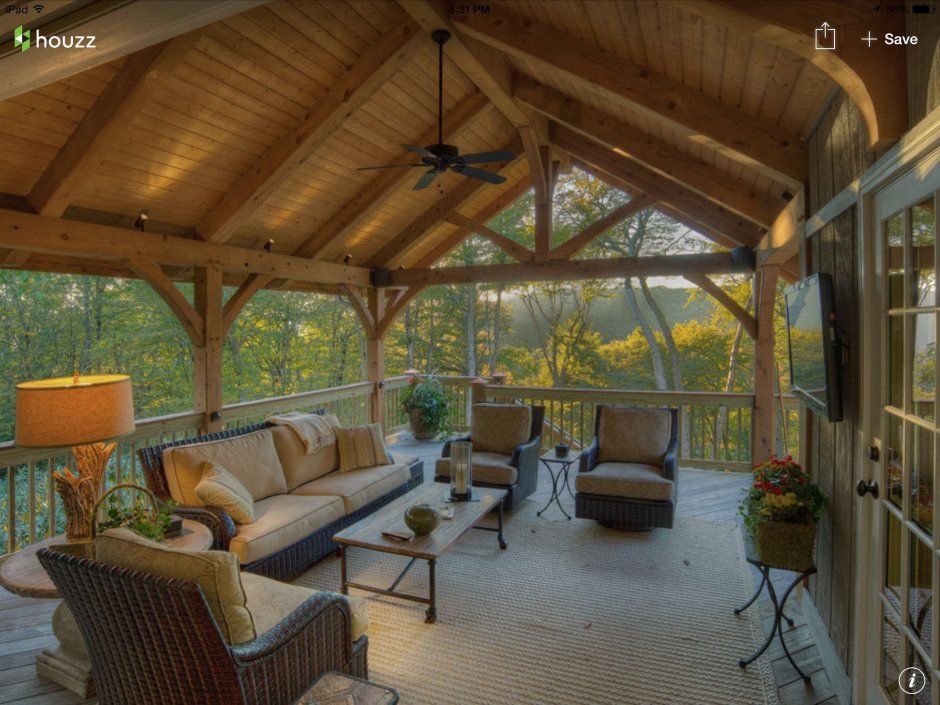 Дачные веранды прилегающие к дому