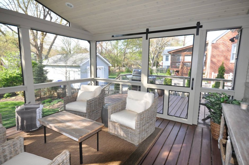 Веранда открытая закрытая