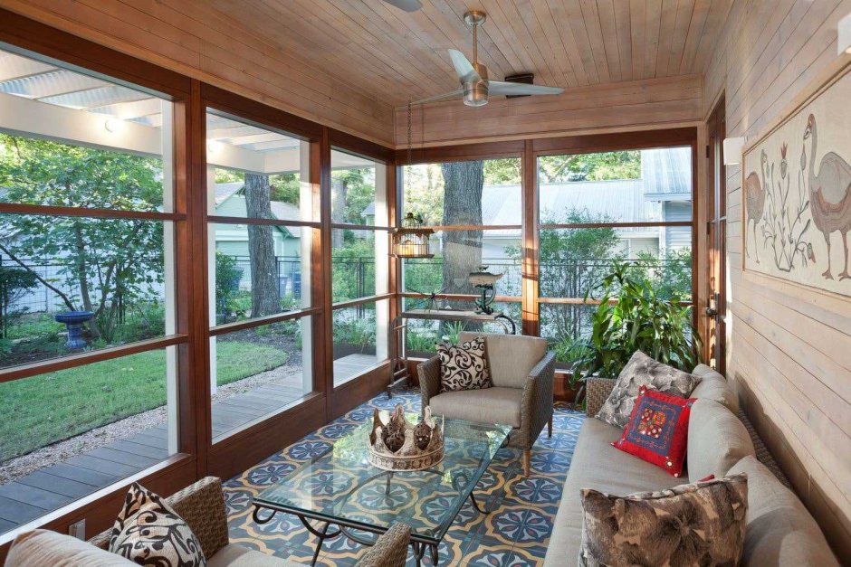 Красивые дачные веранды