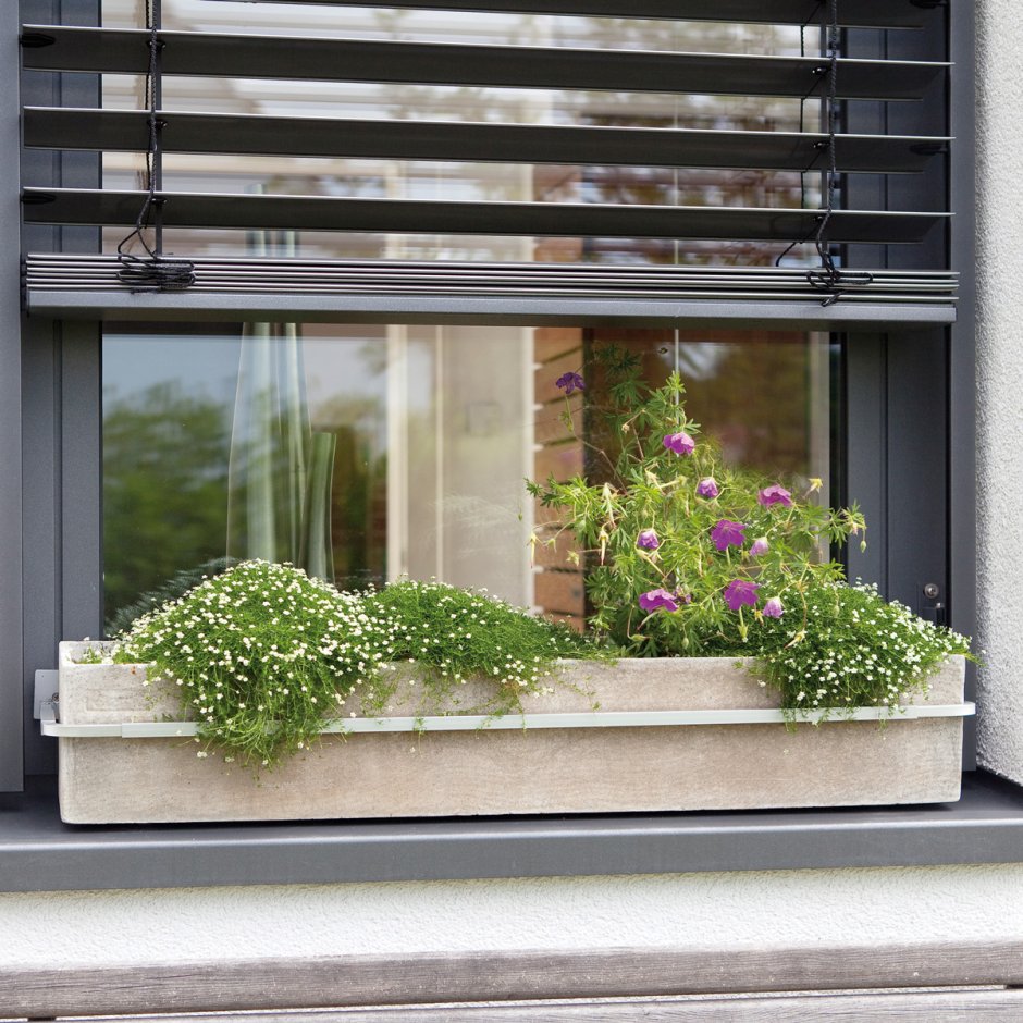 Ящик для цветов на подоконник