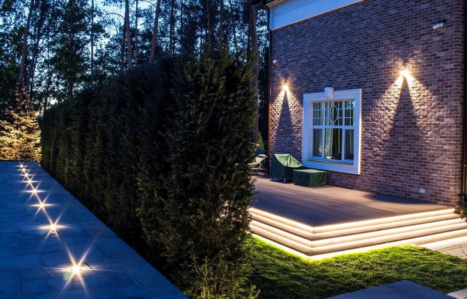 Подсветка участка загородного