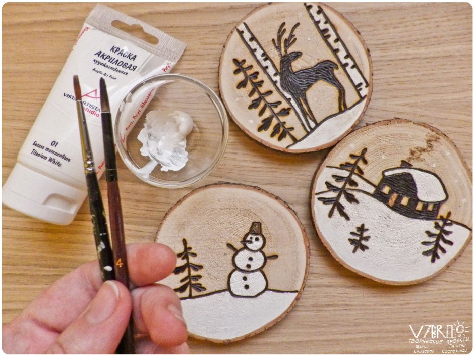 Срез дерева для декора