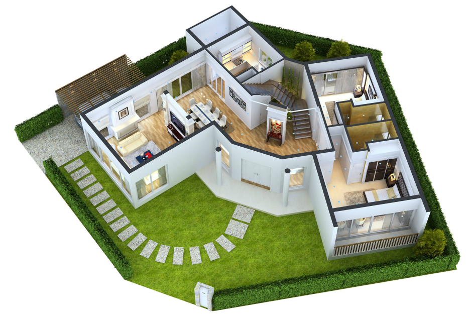 Планировки загородных домов