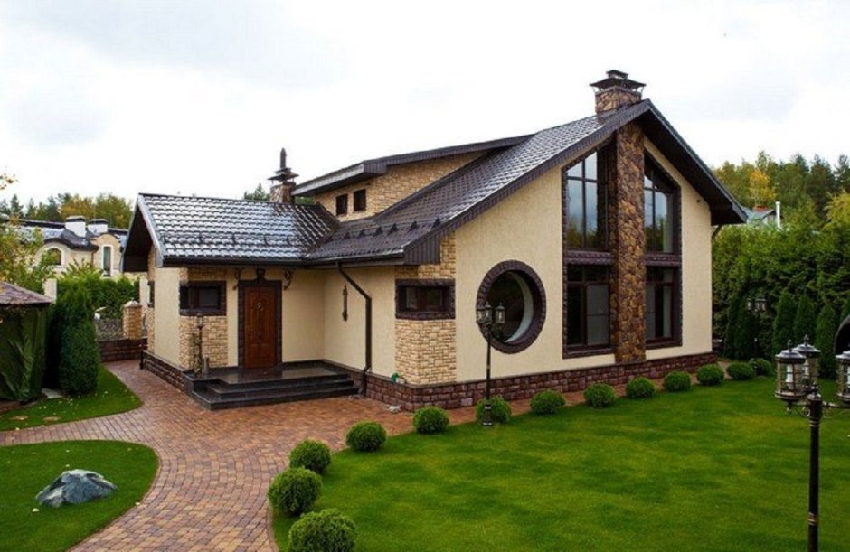 Красивые фасады домов