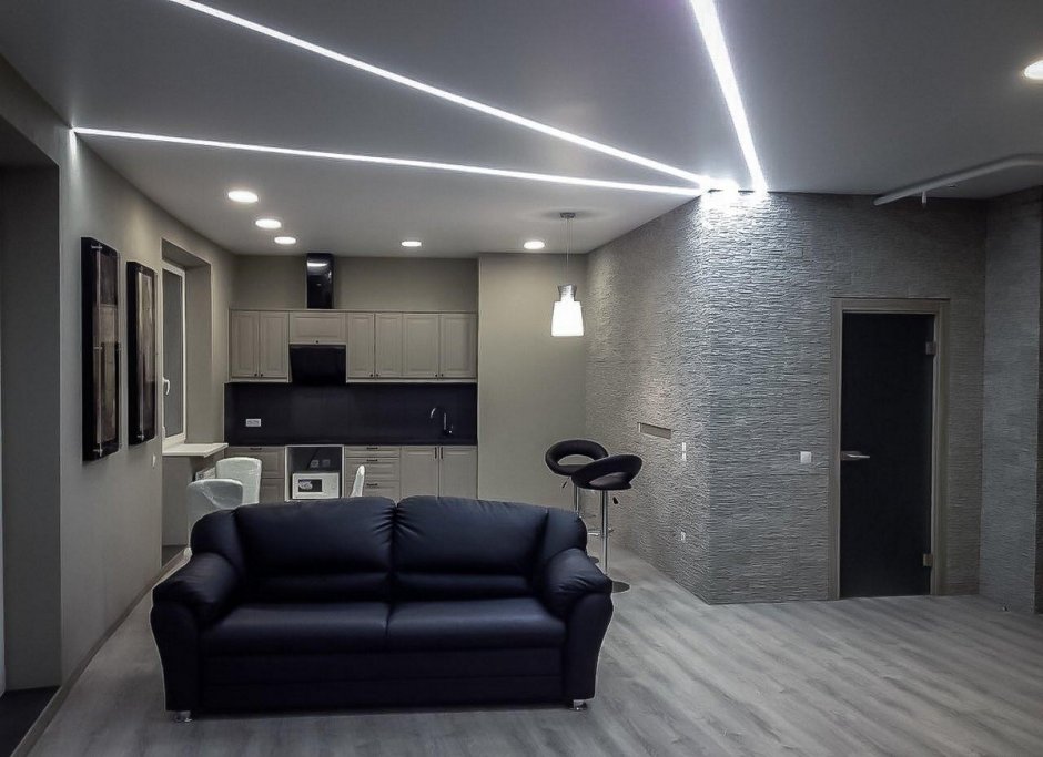 Трековое освещение в интерьере