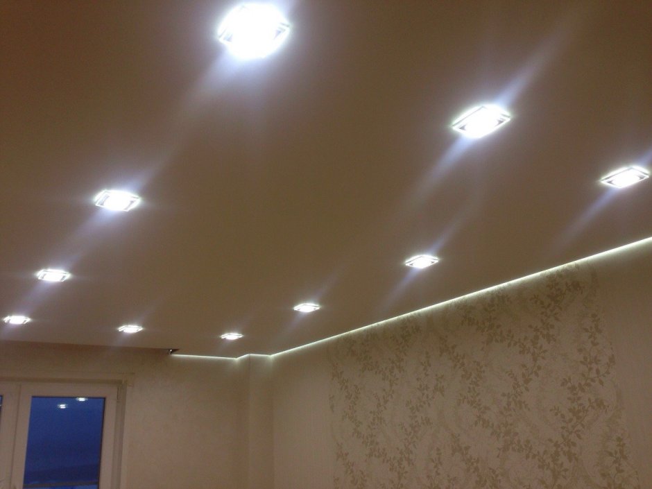 Точечные светильники для потолков