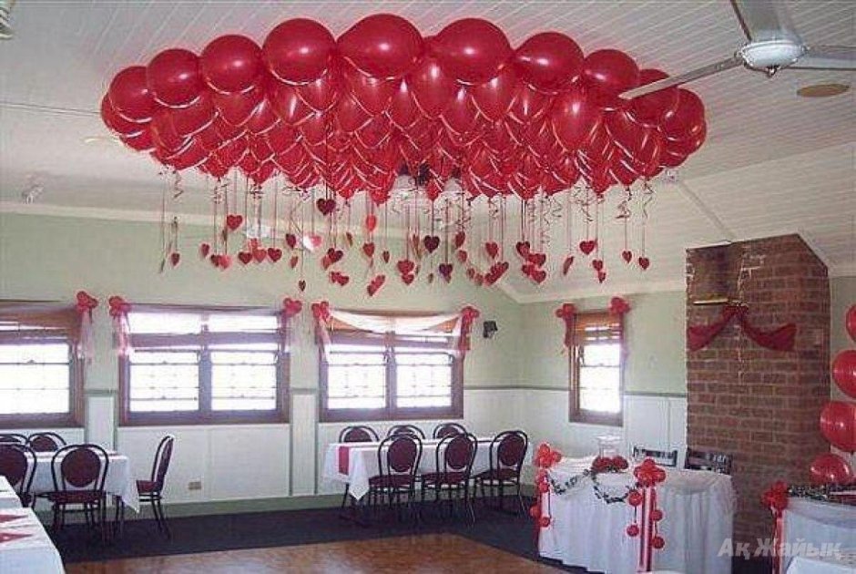 Украшение помещения на юбилей