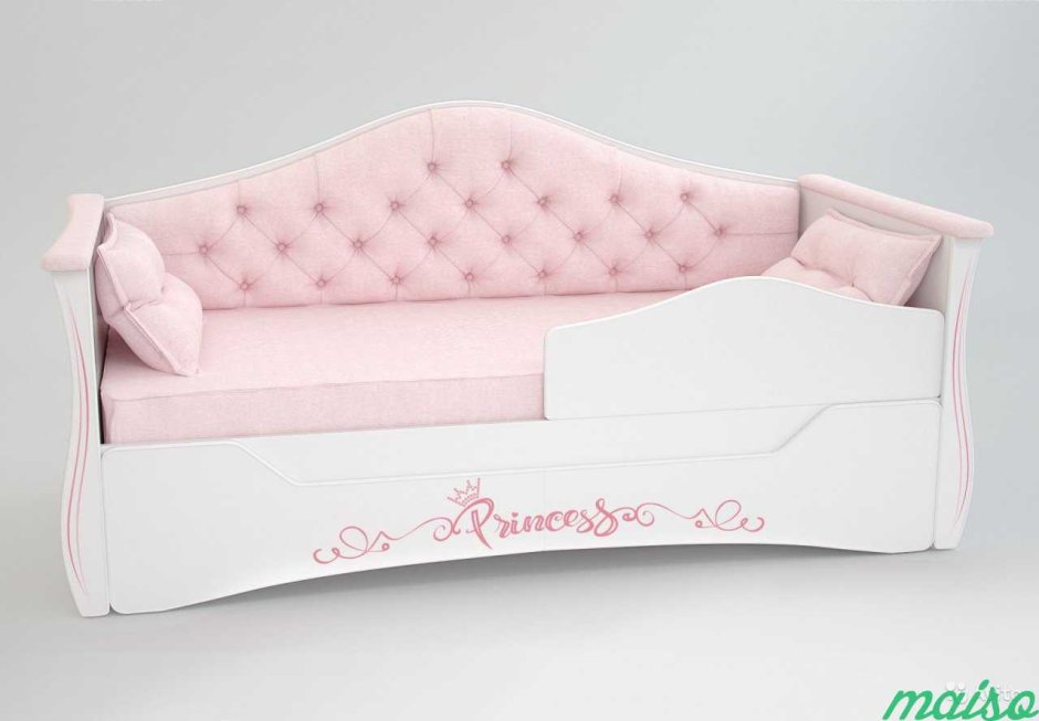 Детская кровать «Жасмин плюс» с каретной стяжкой,