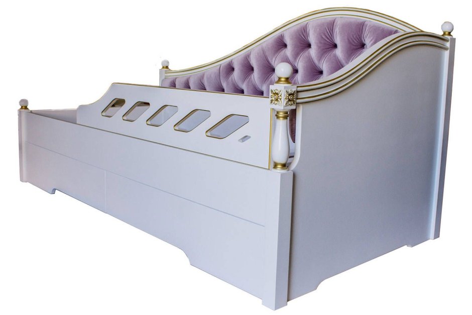 Балдахин над кроватью с каретной стяжкой