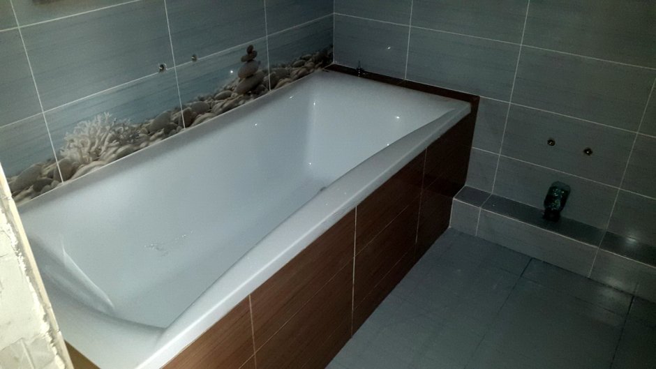 Ванная комната с коробом