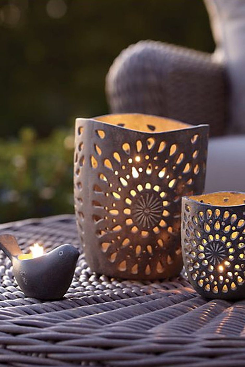 Подсвечник из керамики