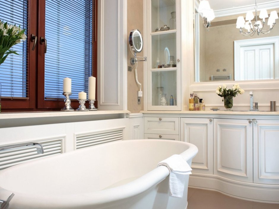 Встроенная мебель в ванную комнату