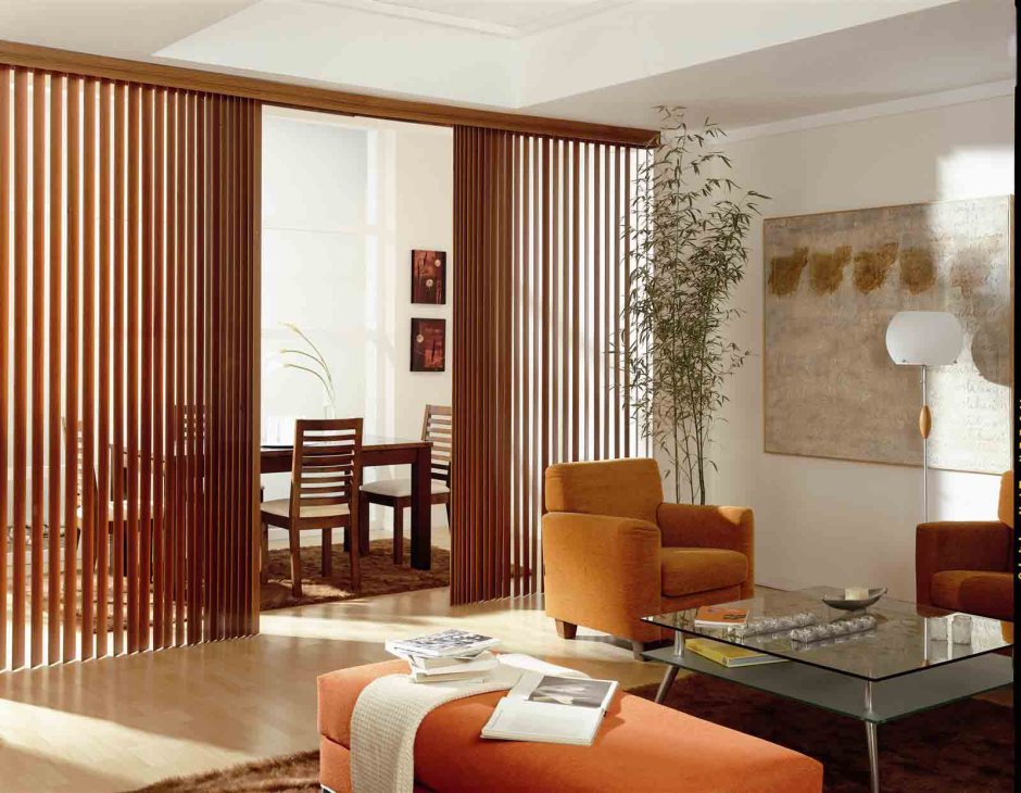 Шторы в японском стиле