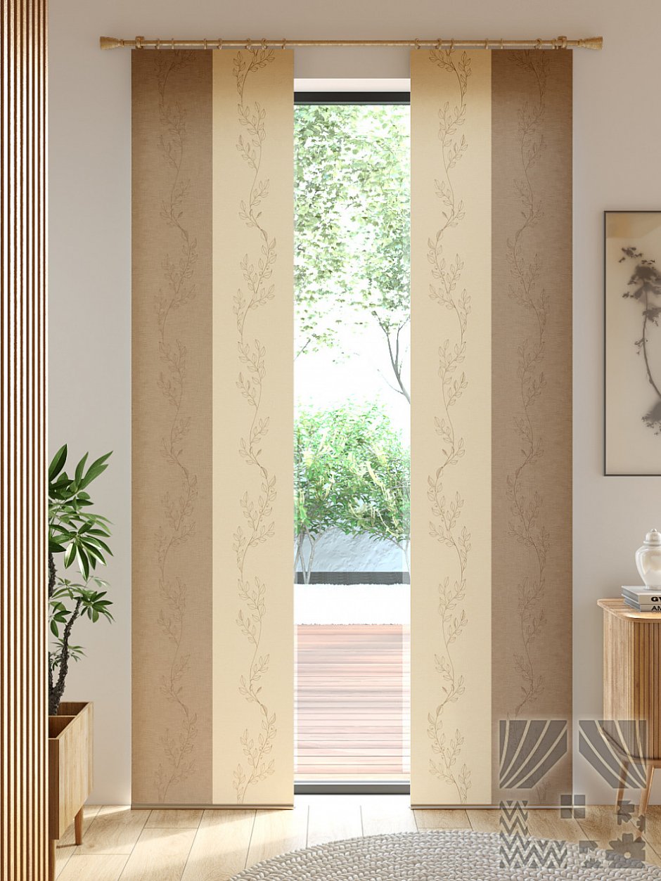 Японские дверные шторы