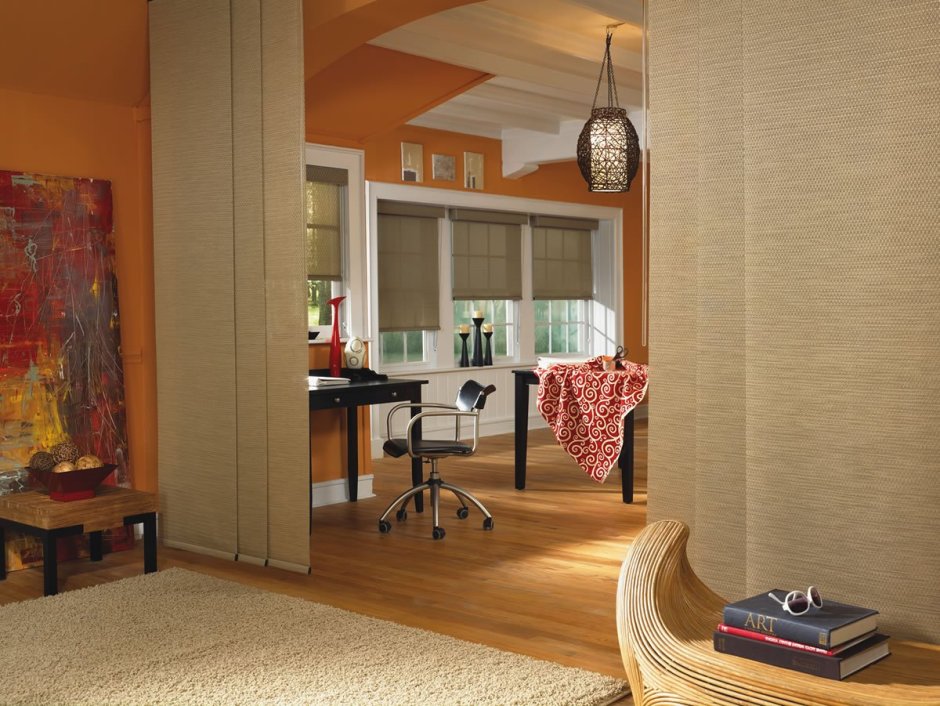 Декоративные шторы на дверной проем