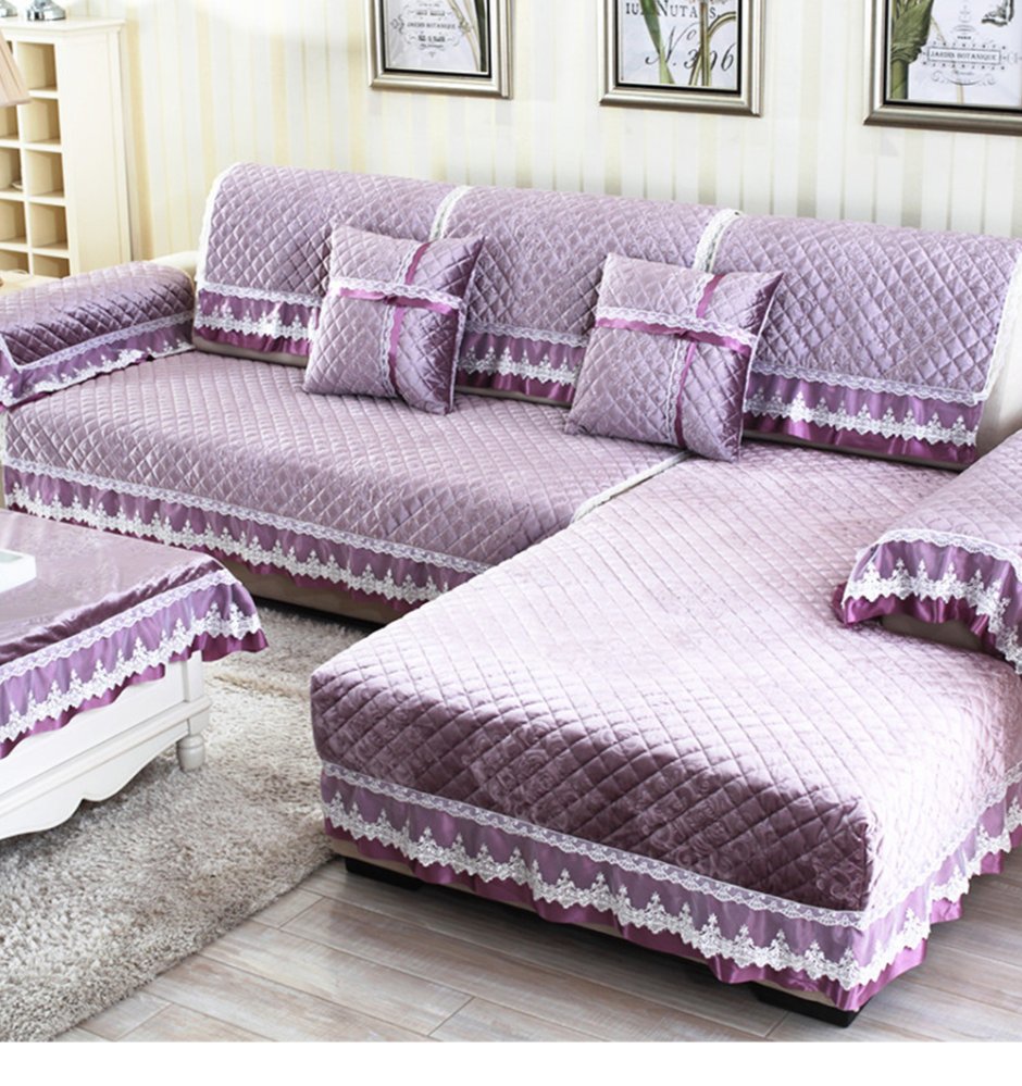 Накидка на угловой диван