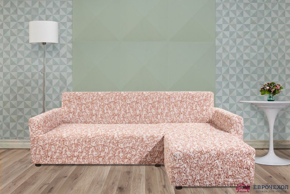 Еврочехол на диван угловой с выступом