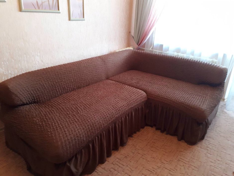 Накидка на икеевский угловой диван