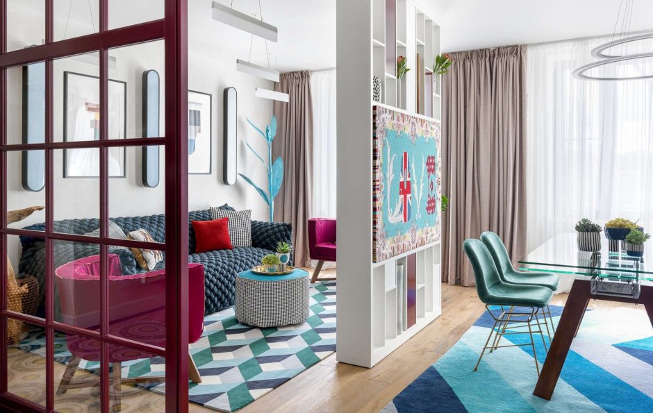 Перегородка для зонирования комнаты