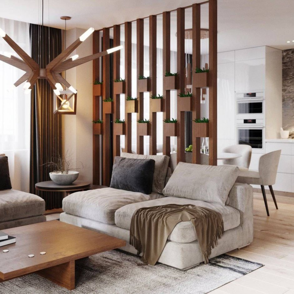 Перегородки в интерьере