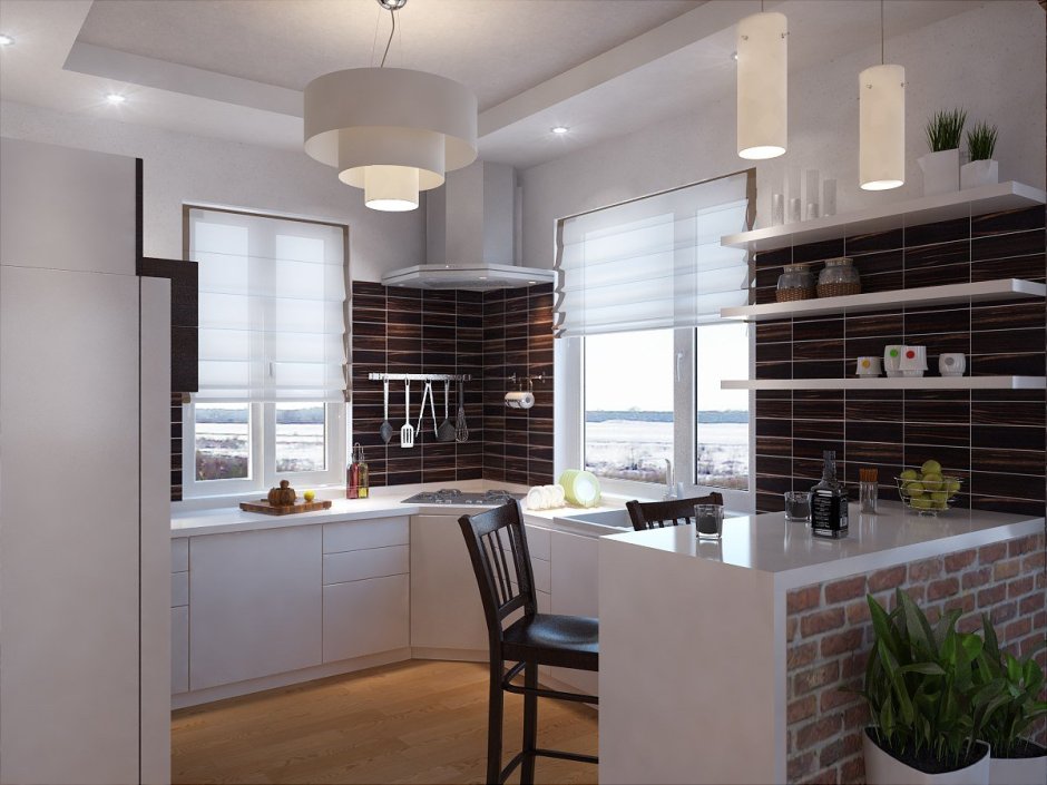 Кухня 8кв м Неоклассика