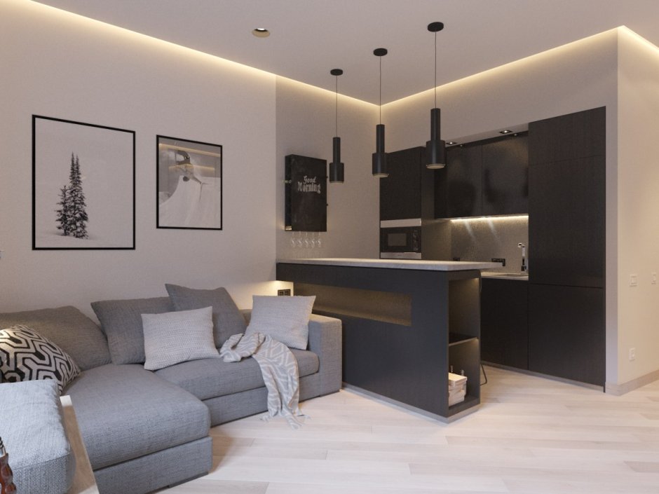 Кухня икеа в п-44