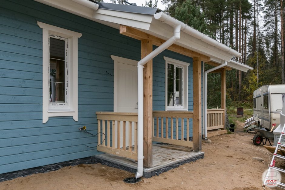 Крыльцо в каркасном доме