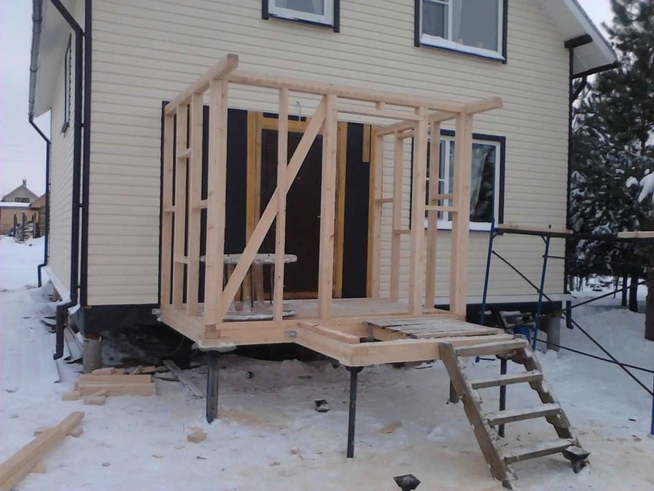 Каркасный пристрой