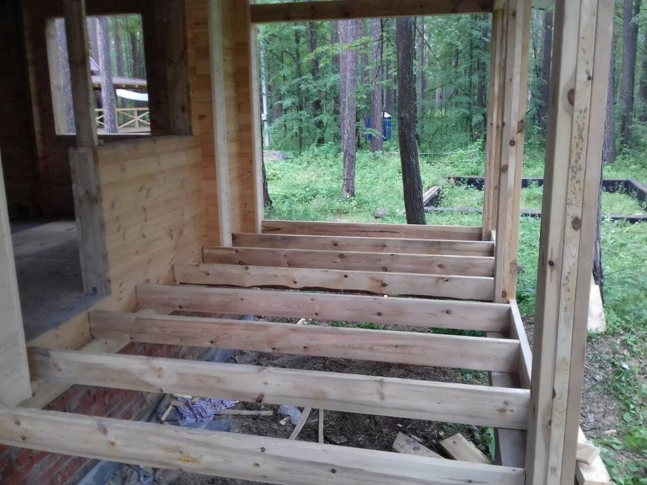 Каркас веранды