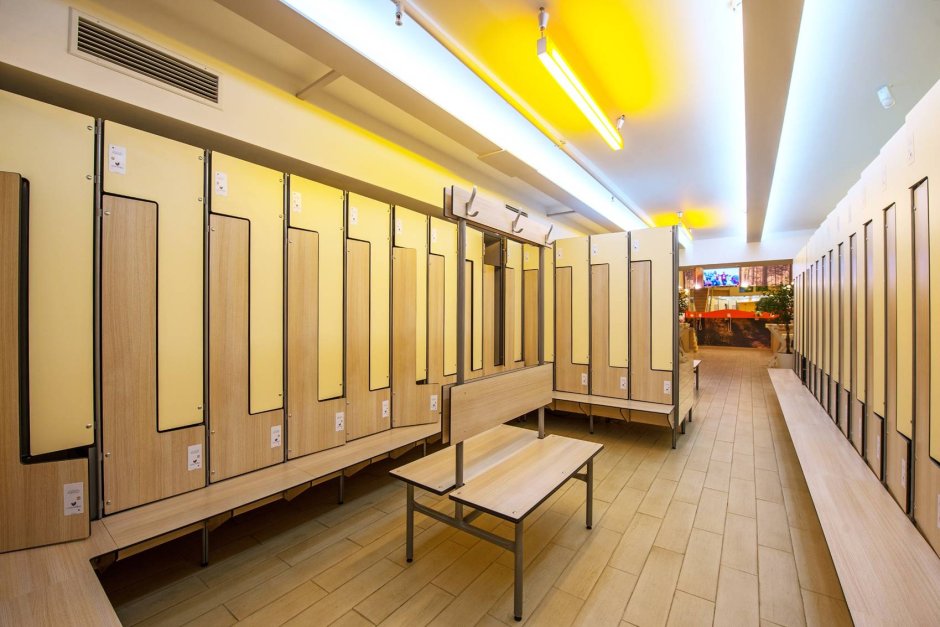 Гардеробные в школе