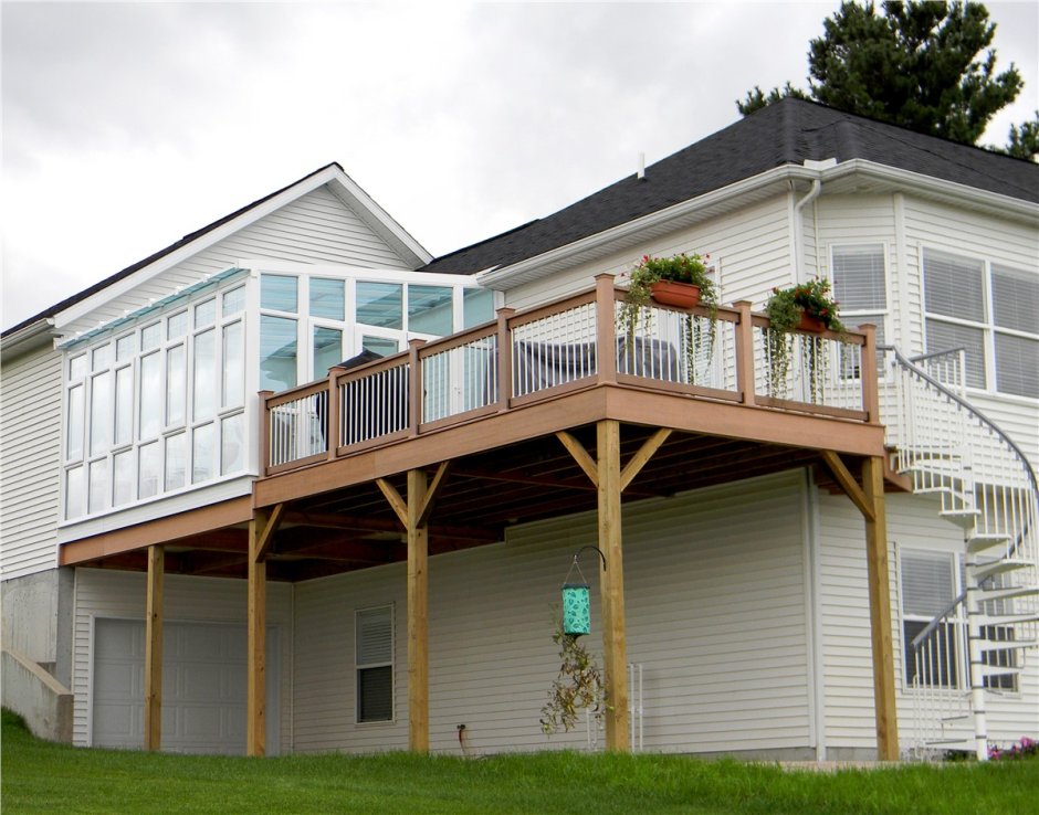 Двухъярусная веранда