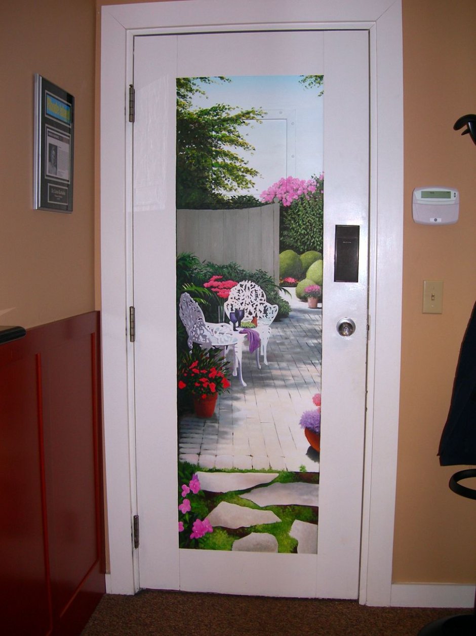 Эстетическая дверь Разрисованная