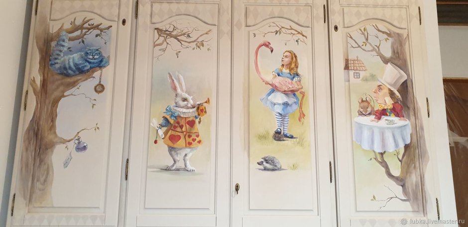 Шкафы детские расписные