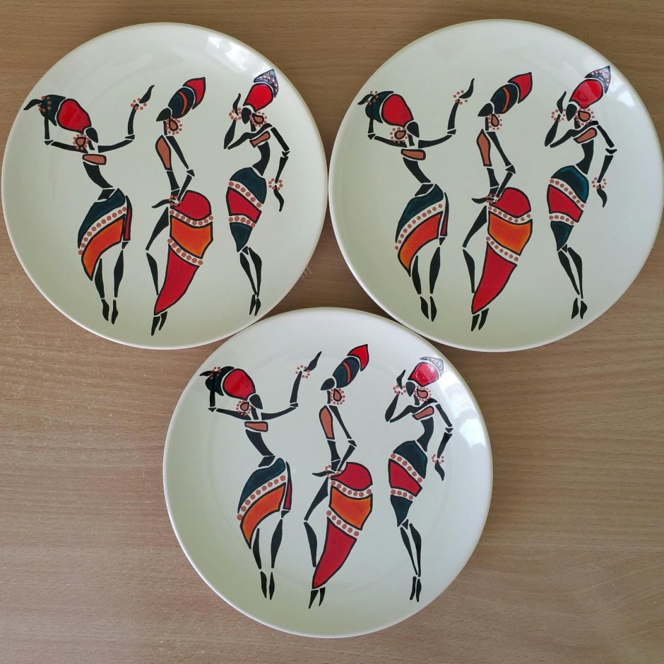 Роспись посуды своими руками