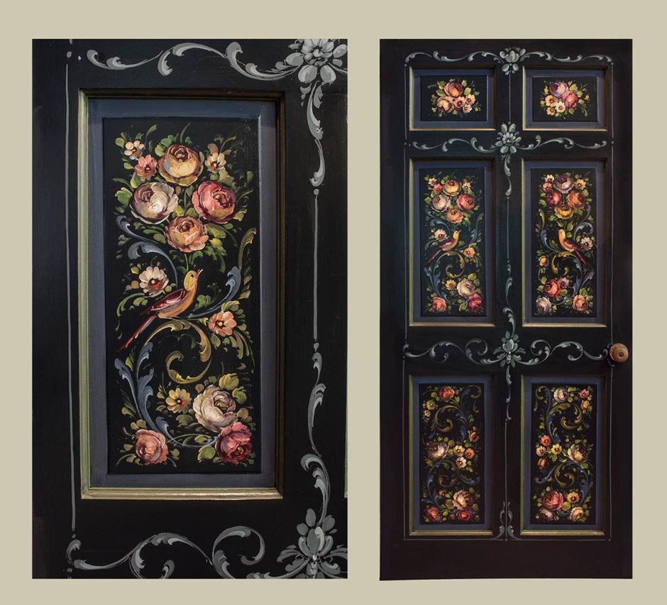 Расписные двери