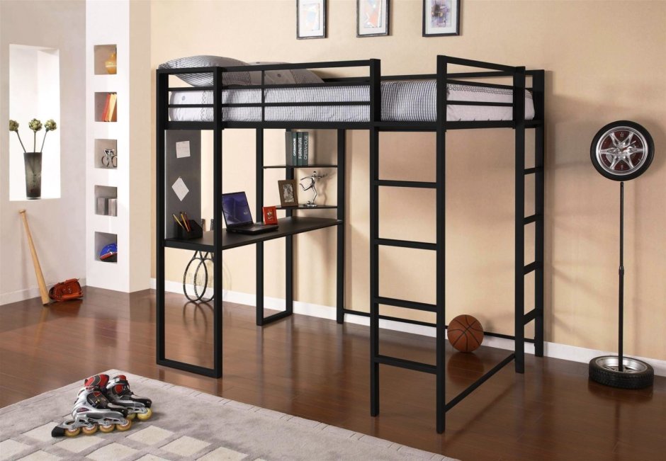 Кровать-чердак металлическая Олимп 5
