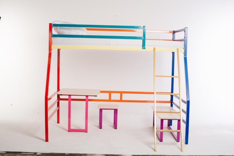 Кровать чердак 900х2000 металлическая