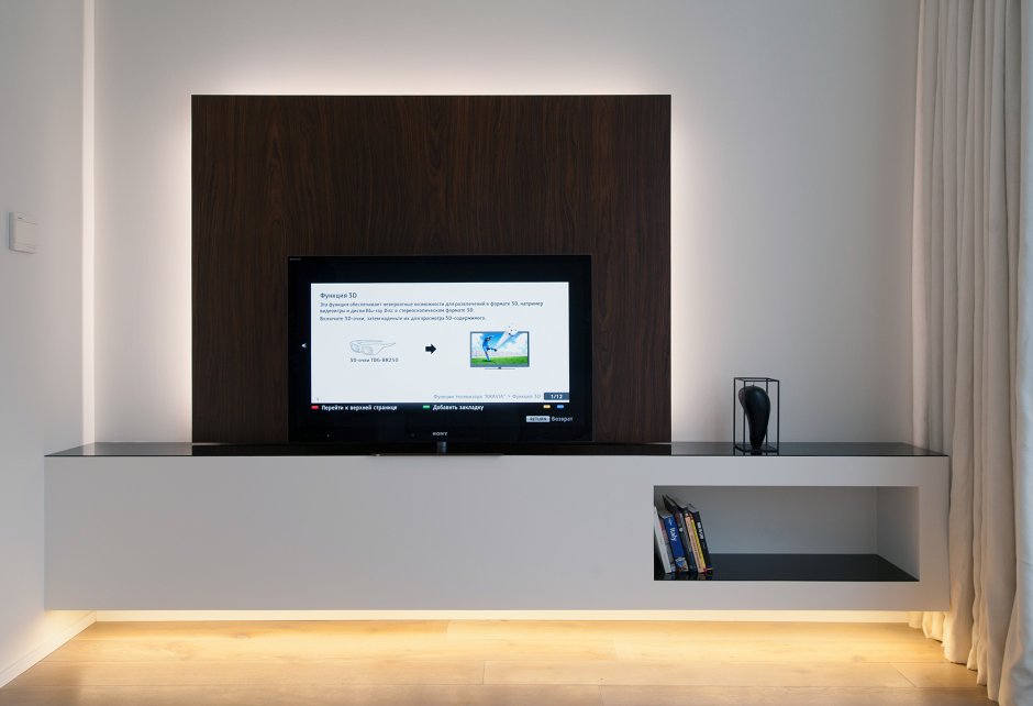 Подсветка тумбы для телевизора