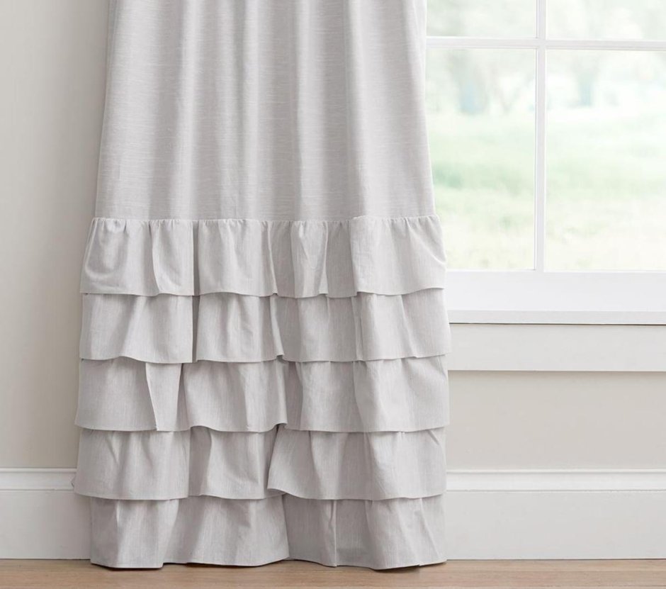 Шторы с воланами